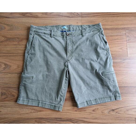 Tommy Bahama Other - TOMMY BAHAMA BORACAY 10" INCH SHORTS MENS 40 Army Green STRETCH Chino C3
